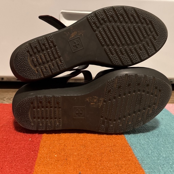 Adaya Oxblood Dr Martens Womens platform Wedge Size  US 7 Rare Discontinued - Picture 8 of 9